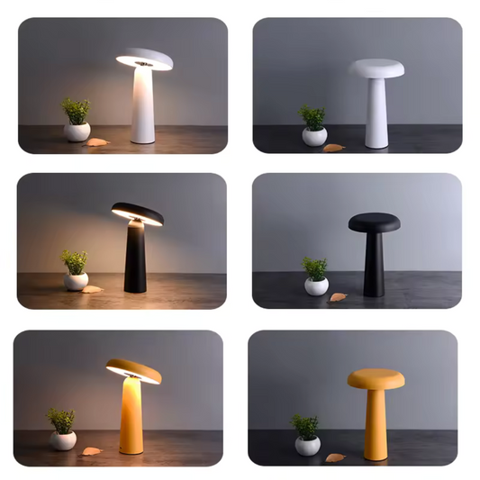 Mushroom Touch Control Portable Table Lamp - Modern, Dimmable, & Convenient